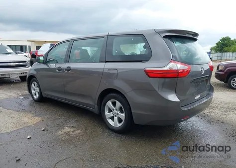 2015 Toyota Sienna L 7 Passenger from USA, damaged, VIN 5TDZK3DC8FS678539